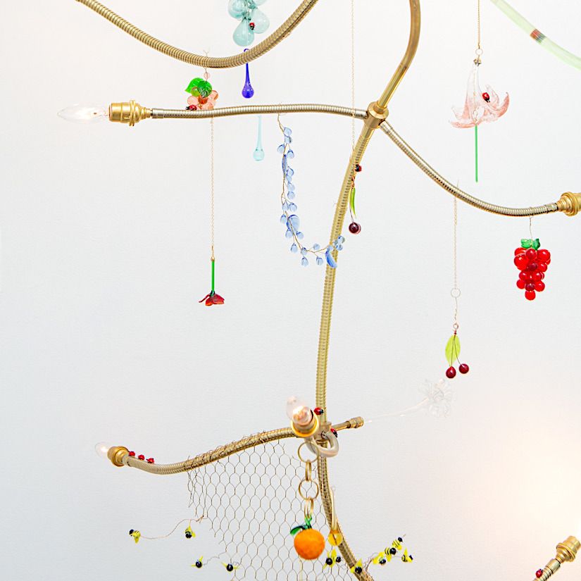 Gardening Chandelier V, detail